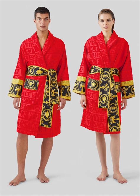 fake red versace robe|Versace authentication.